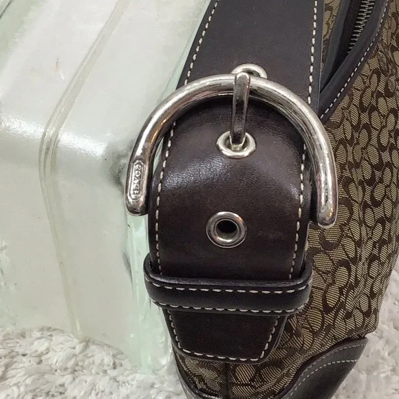 Coach Y2K brown mini soho hobo satchel 6351 - Picture 4 of 9